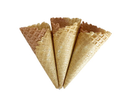 草莓漸變雙色脆筒